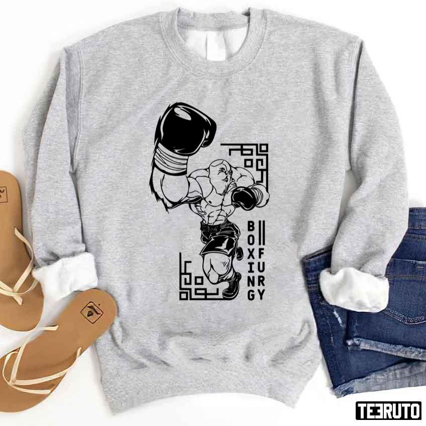 Boxing Fury Art Unisex Sweatshirt