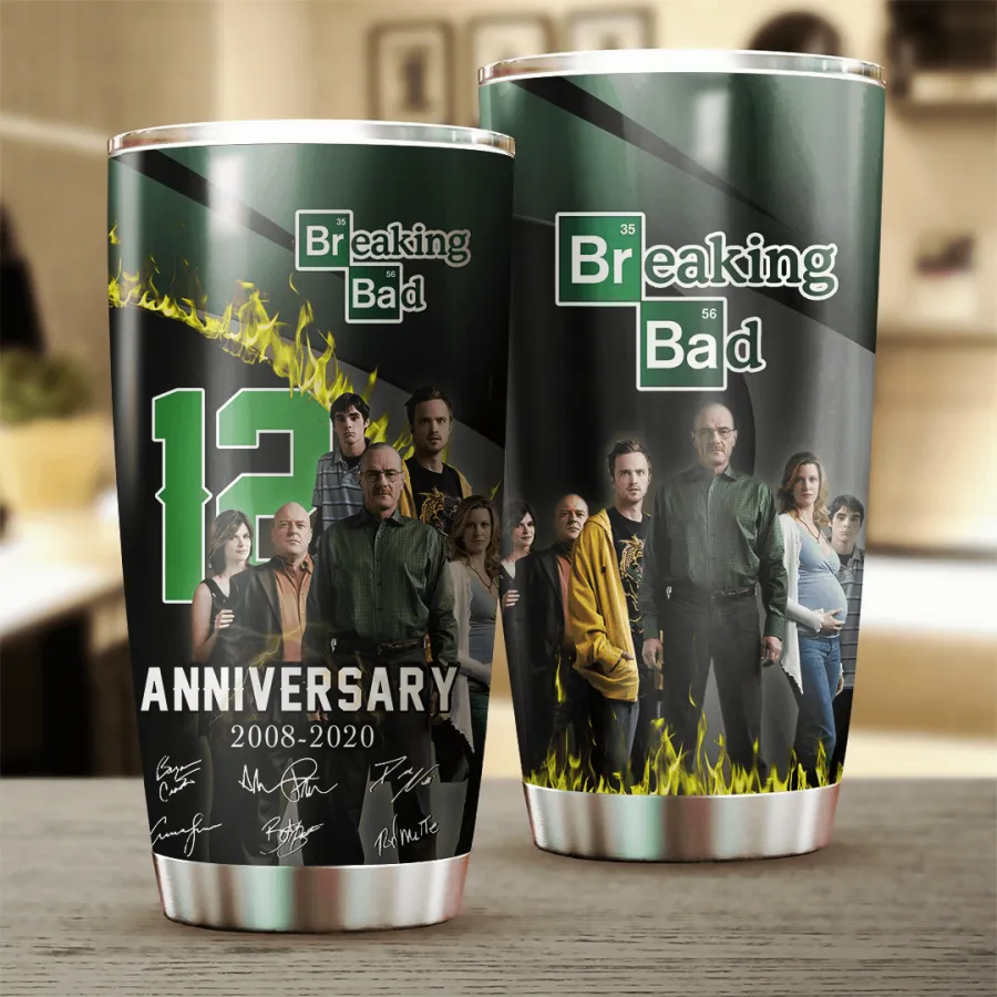 Breaking Bad 12th Anniversary 2008 2020 Design Tumbler