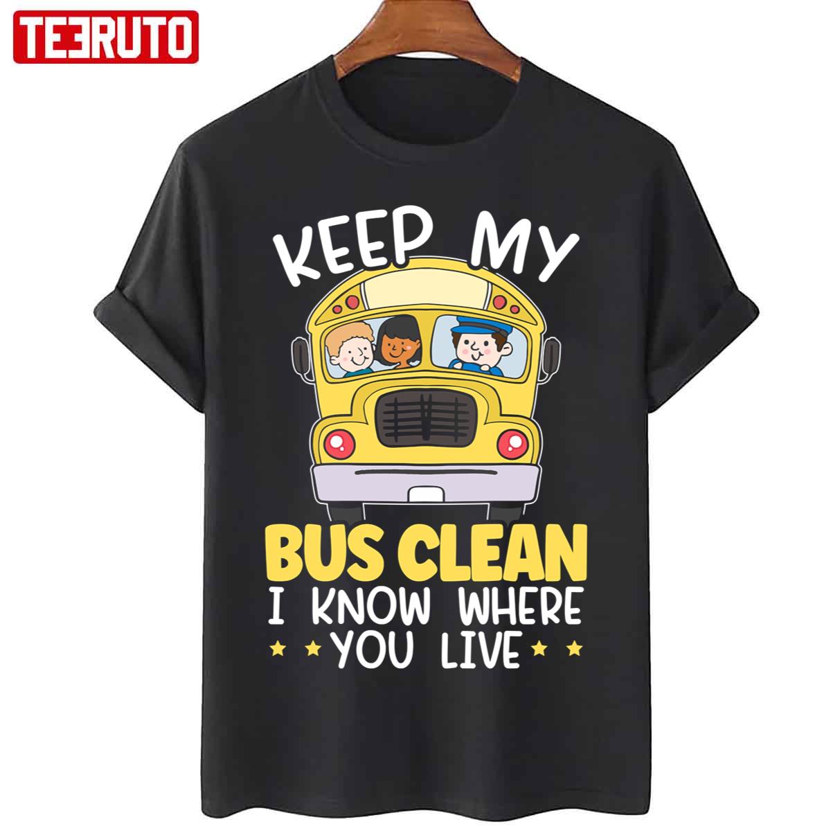 Bus Driver School Service Student Delivery Unisex T-Shirt