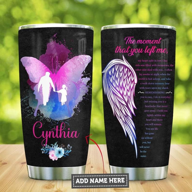 Personalized Butterfly Daughter To Mom Tumbler - Teeruto