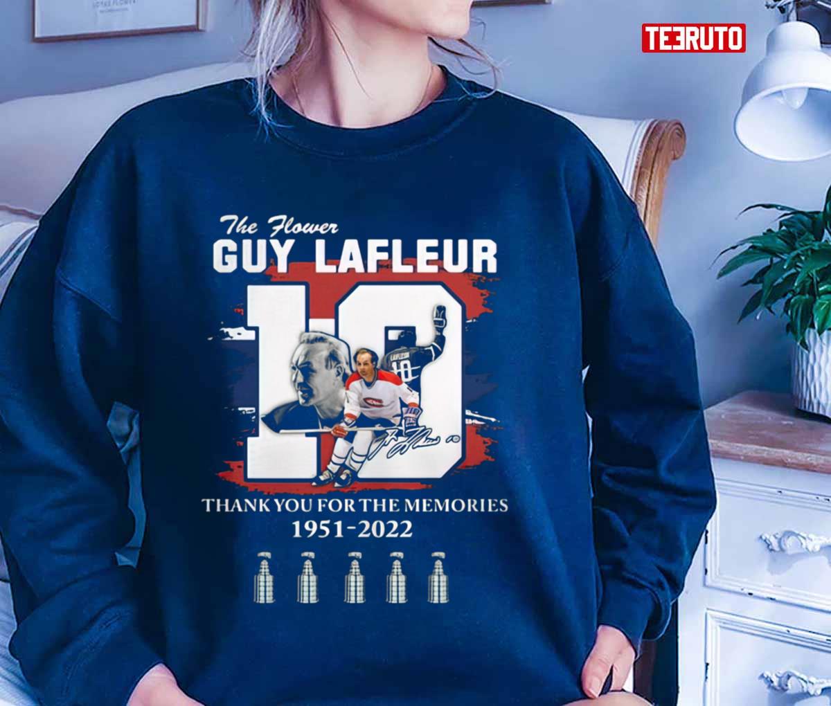Canadiens Montreal The Flower Guy Lafleur 10 Rip 1951-2022 Unisex T-Shirt