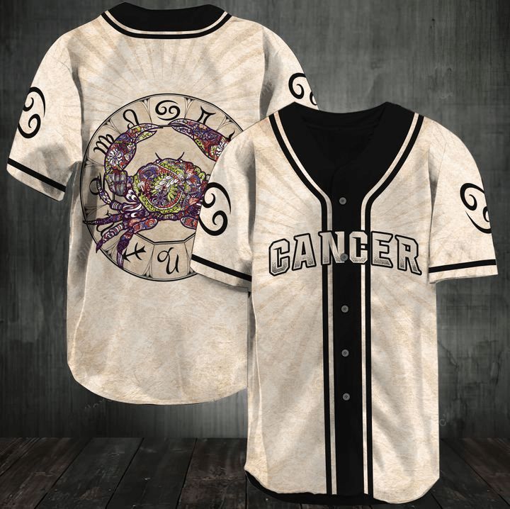 Cancer Is A Perfect Zodiac 3d Personalized 3d Baseball Jersey h