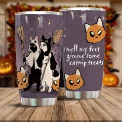 Cat Halloween Smell My Feet Gimme Some Catnip Treats Tumbler