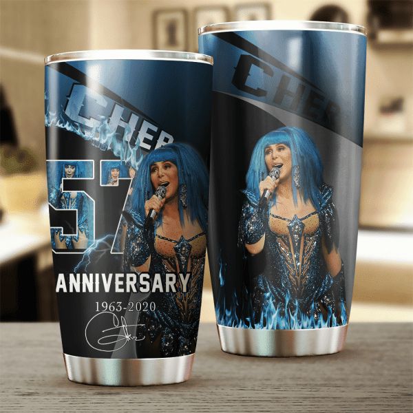 Cher 57th Anniversary 1963 2020 Design Tumbler