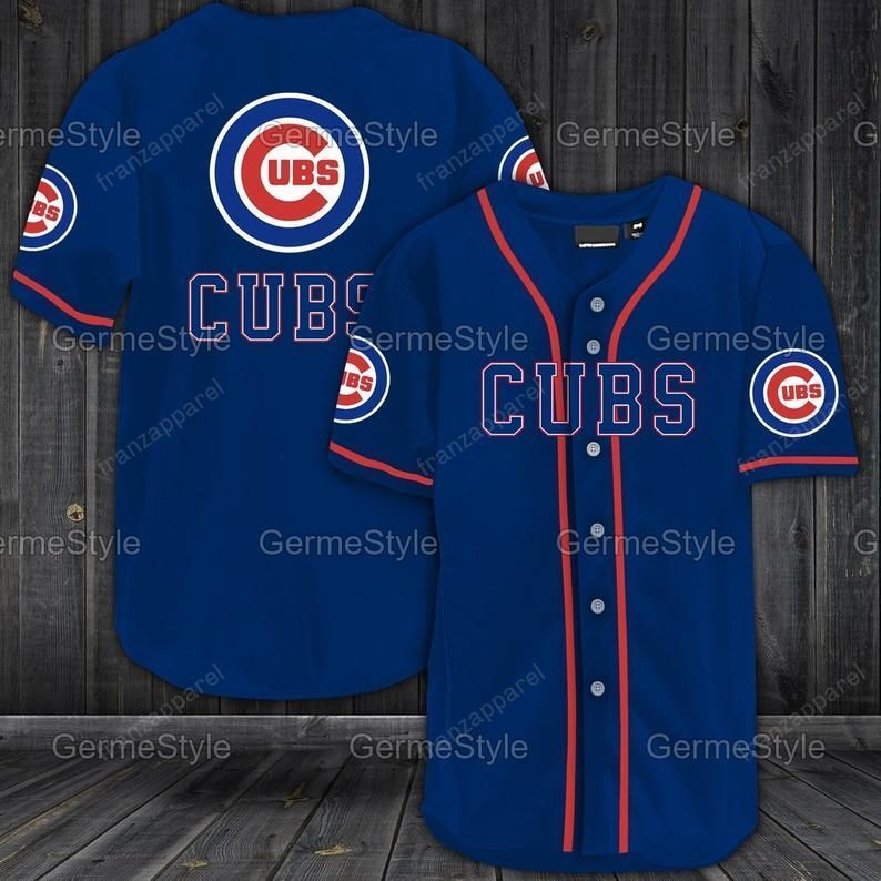 Chicago Cubs Personalized 3d Baseball Jersey 314