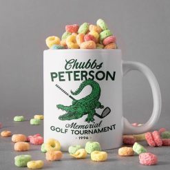 Chubbs Peterson Memorial Golf Tournament 1996 Mug Happy Gilmore Movie Chubbs Peterson Lover Gift Premium Sublime Ceramic Coffee Mug White