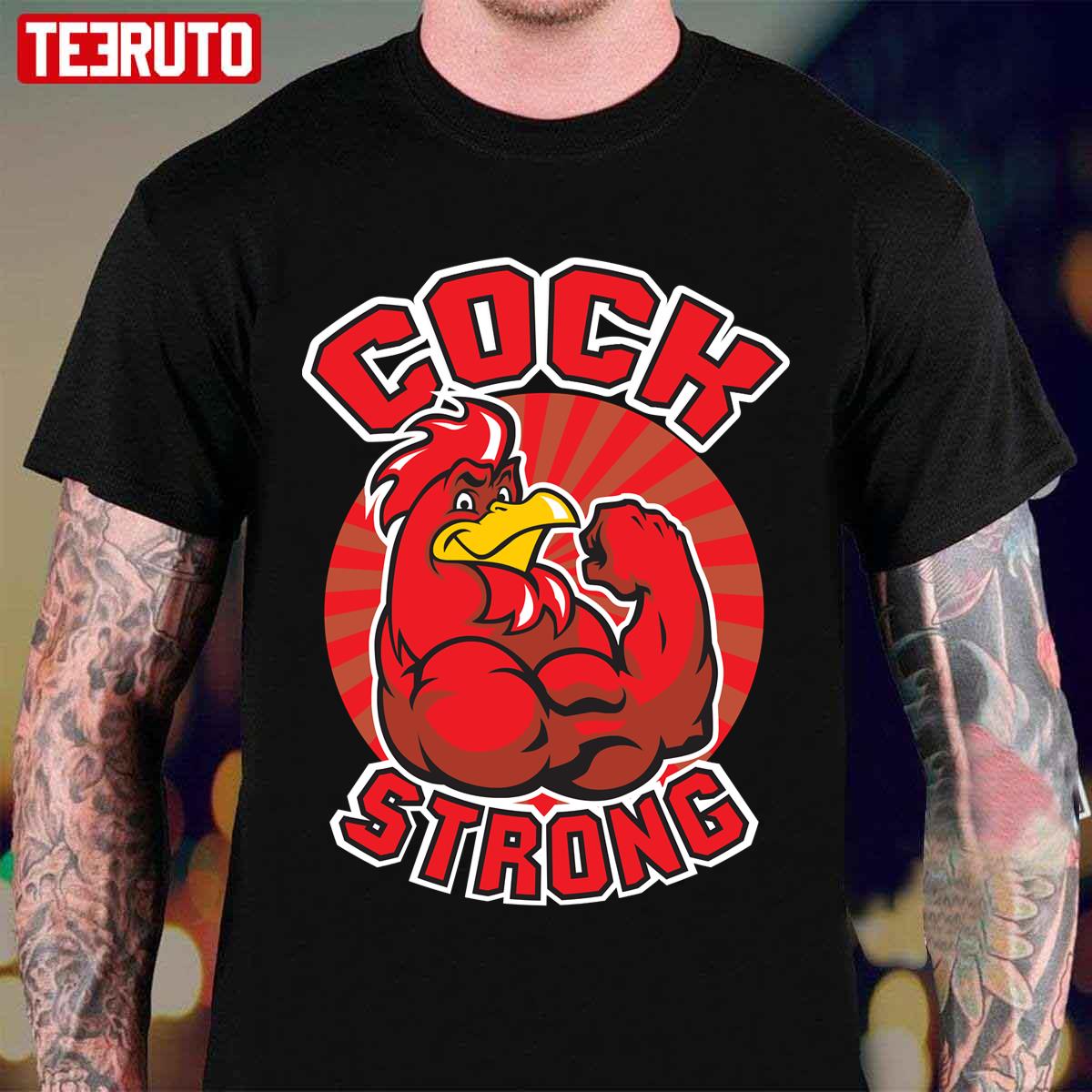 Cock Muscular Strong Unisex T-Shirt