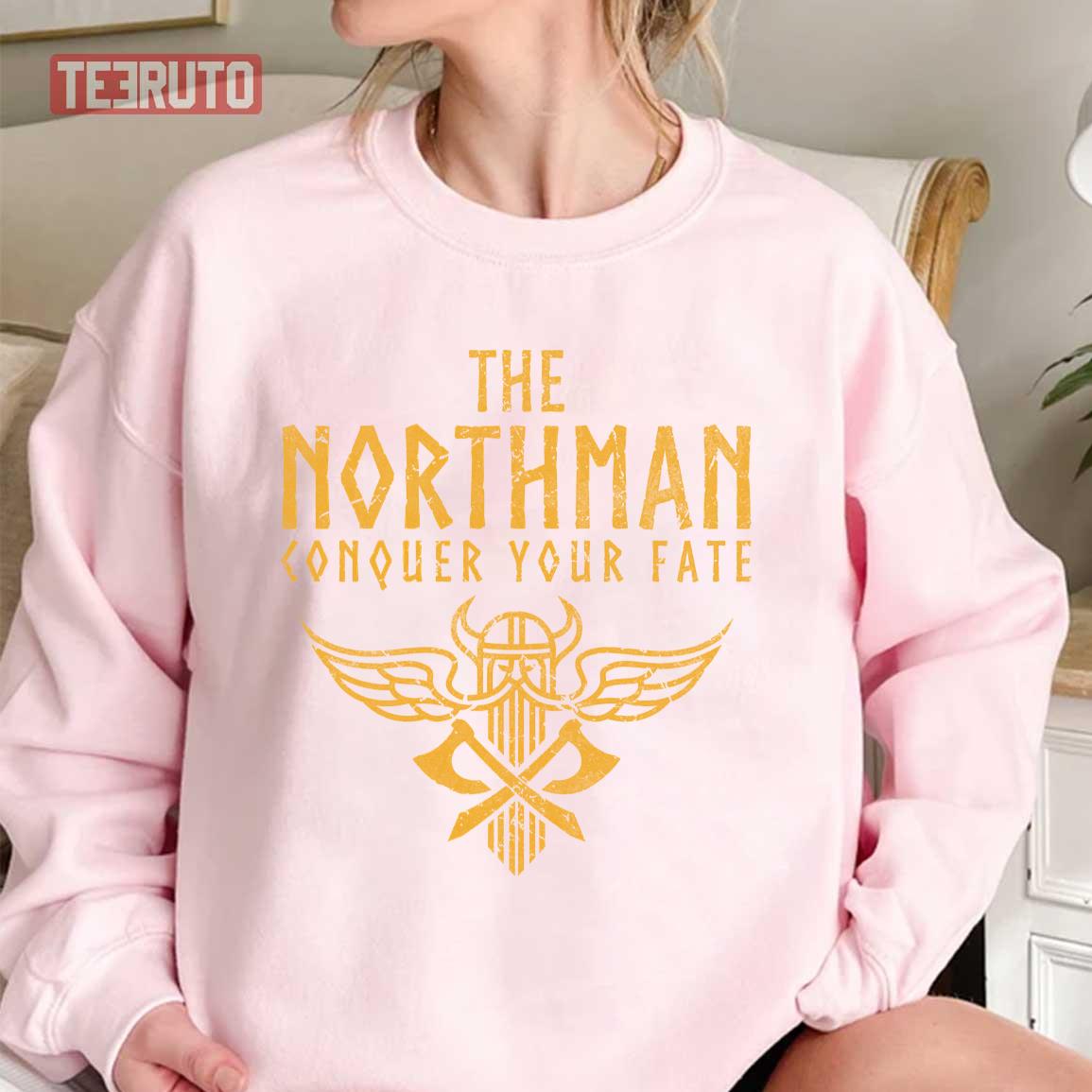 Conquer Your Fate The Northman Golden Rust Unisex Sweatshirt