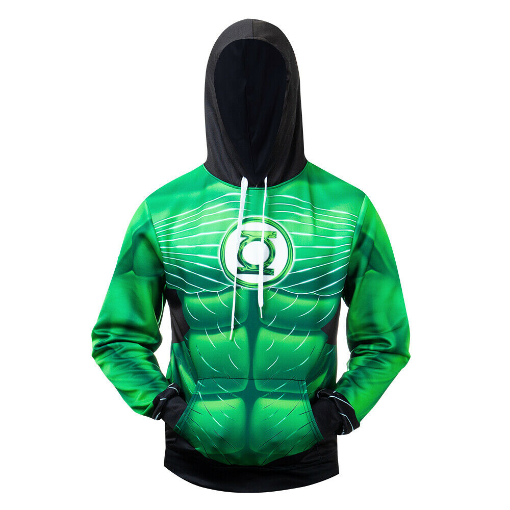 Costume Green Lantern Power Suit 3D Printed Hoodie