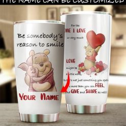 Custom Name Bear Piglet Winnie The Pooh Tumbler