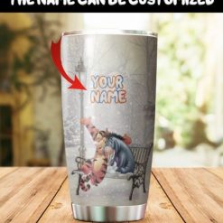 Customized Tiger Eeyore Winnie The Pooh Honey Winter Tumbler