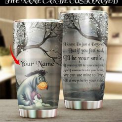 Customized Winnie The Pooh Eeyore Winter 30 Tumbler