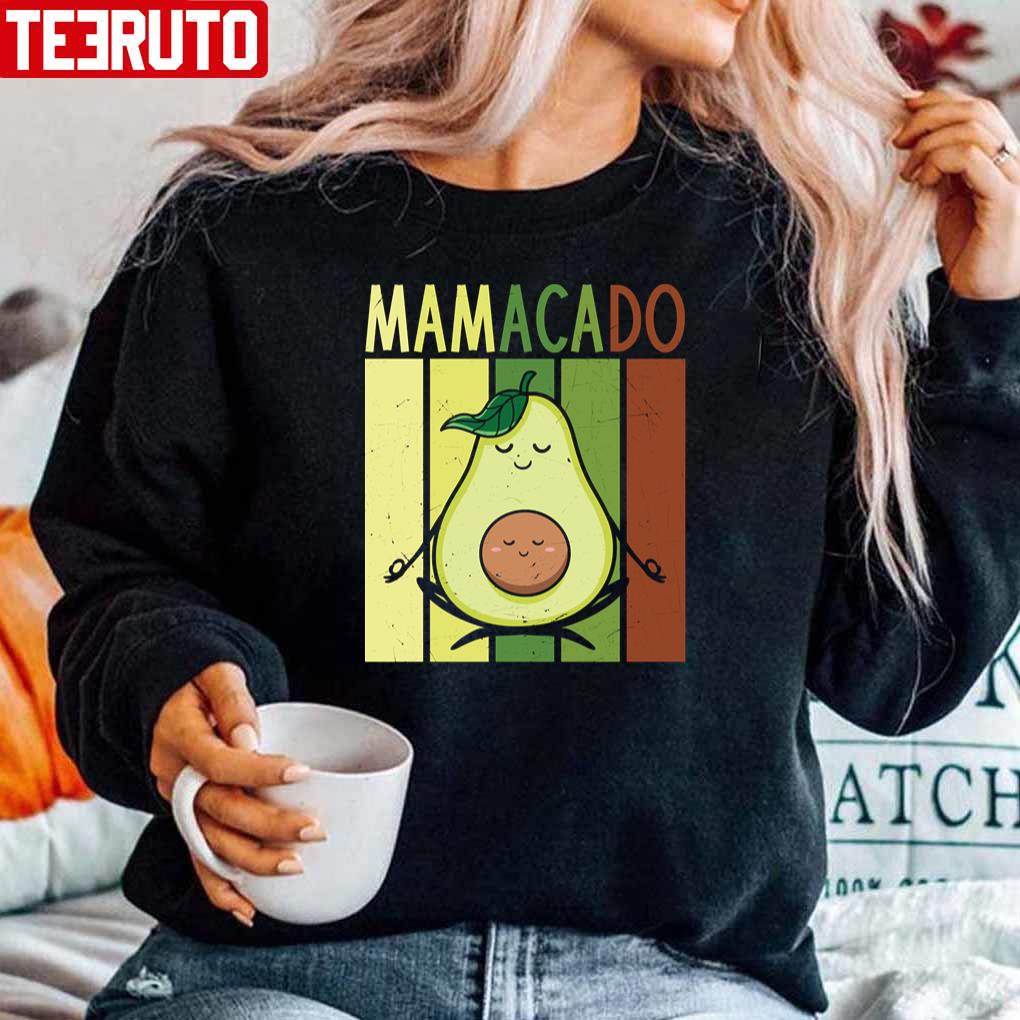 Cute Mother’s Day Retro Mamacado Unisex Sweatshirt