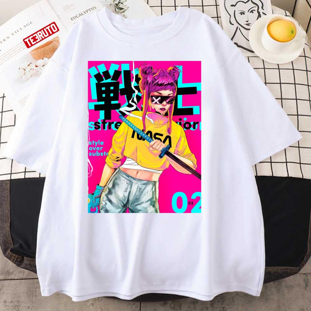 Cyberpunk Girl Unisex T-Shirt