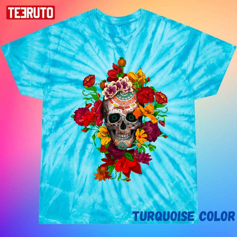 Flowering Dead Skeleton Grateful Dead Unisex T-Shirt - Teeruto