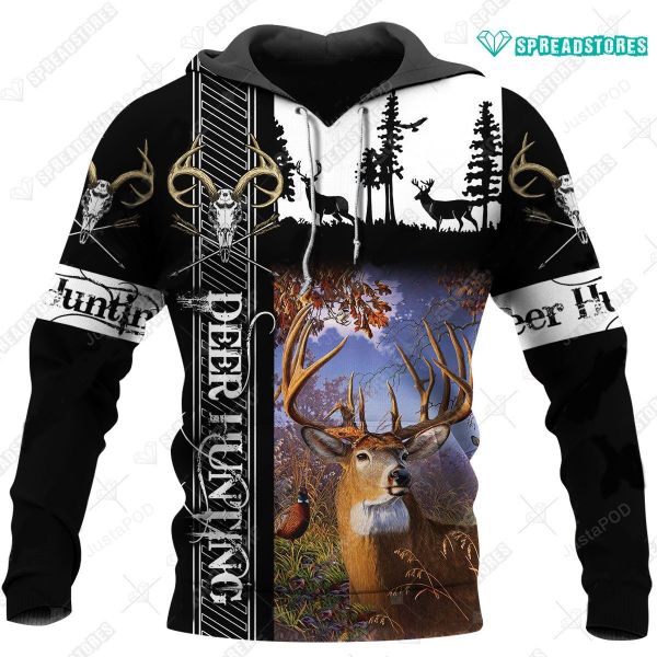 Deer Hunting 1912 3d Hoodie