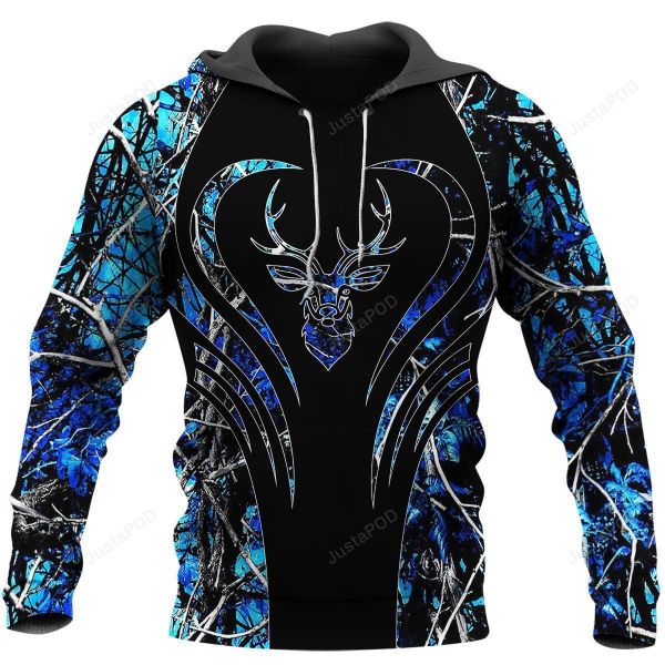 Deer Hunting Camo, Huntaholic, Love Hunting 3d Hoodie