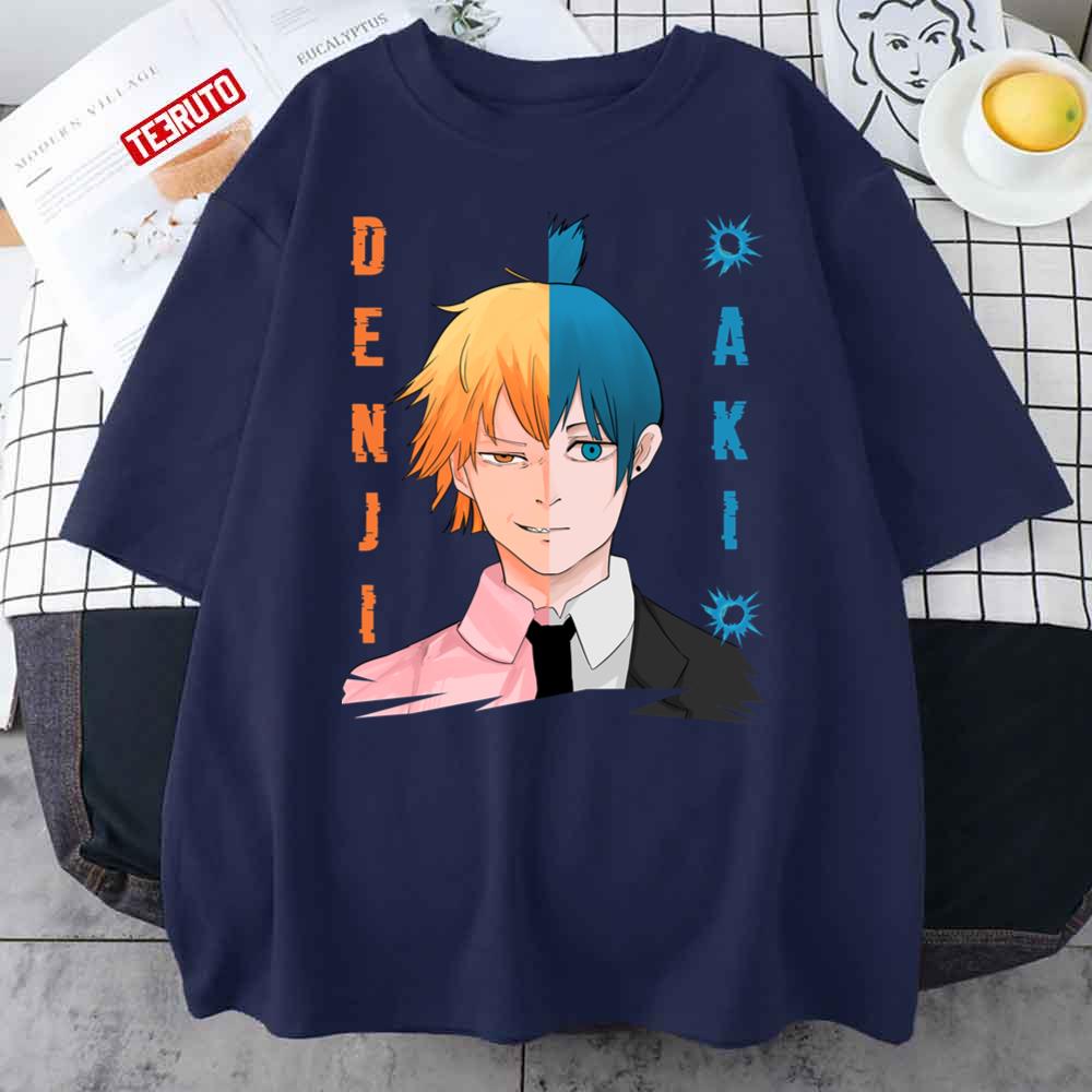 Denji Aki Boy Cool Face Anime Chainsaw Man Unisex T-Shirt