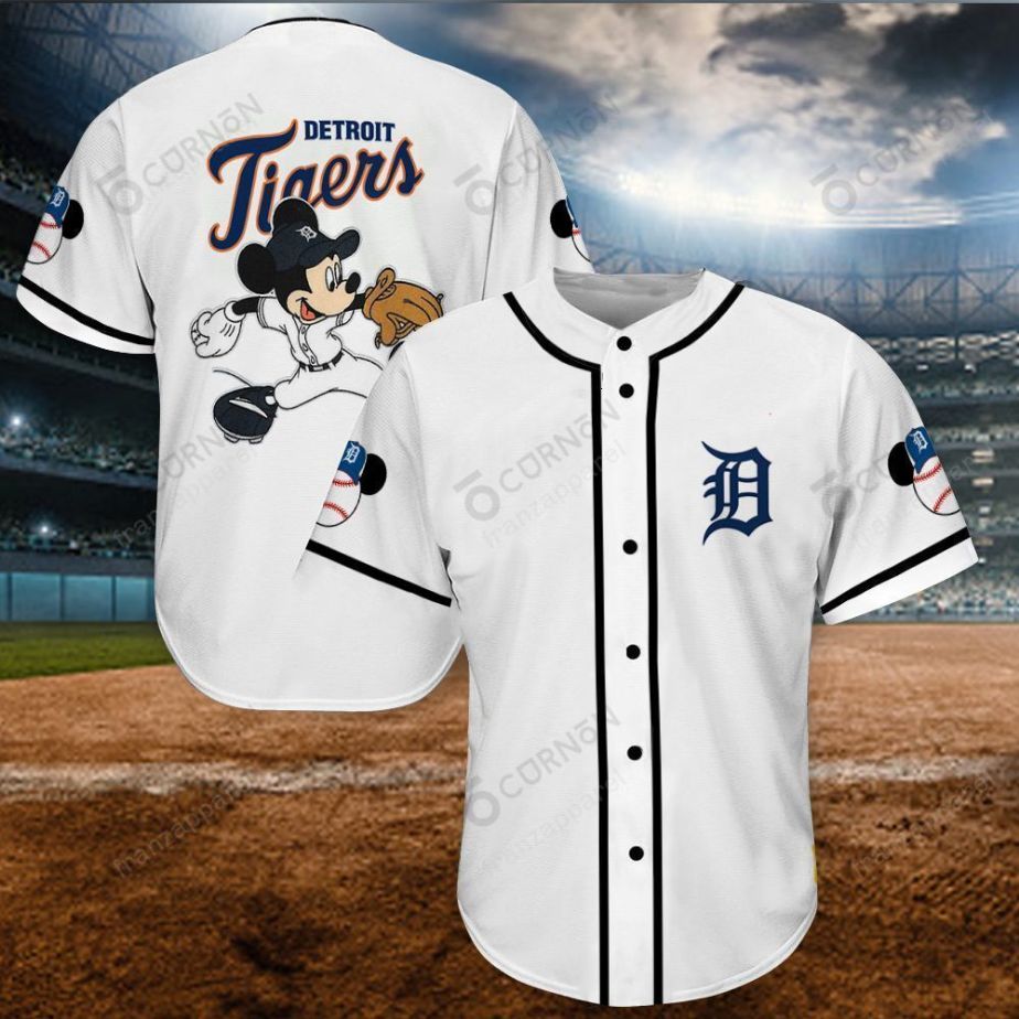 Detroit Tigers Personalized 3d Baseball Jersey Shirt 49 - Teeruto