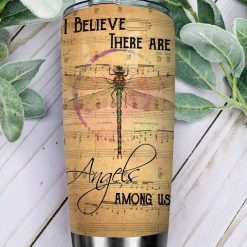 Dragonfly Angels Among Us Stainless Steel Cup Tumbler