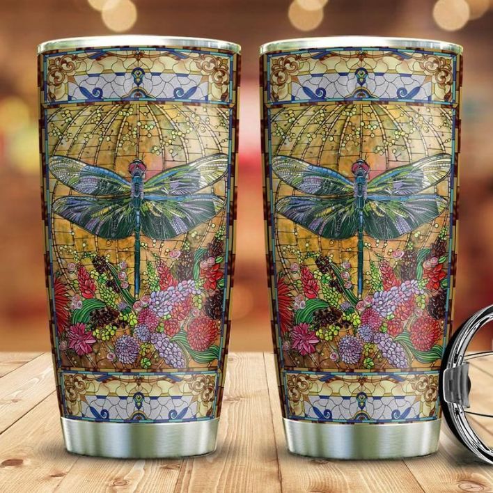 Dragonfly Glasses Style Stainless Steel Cup Tumbler