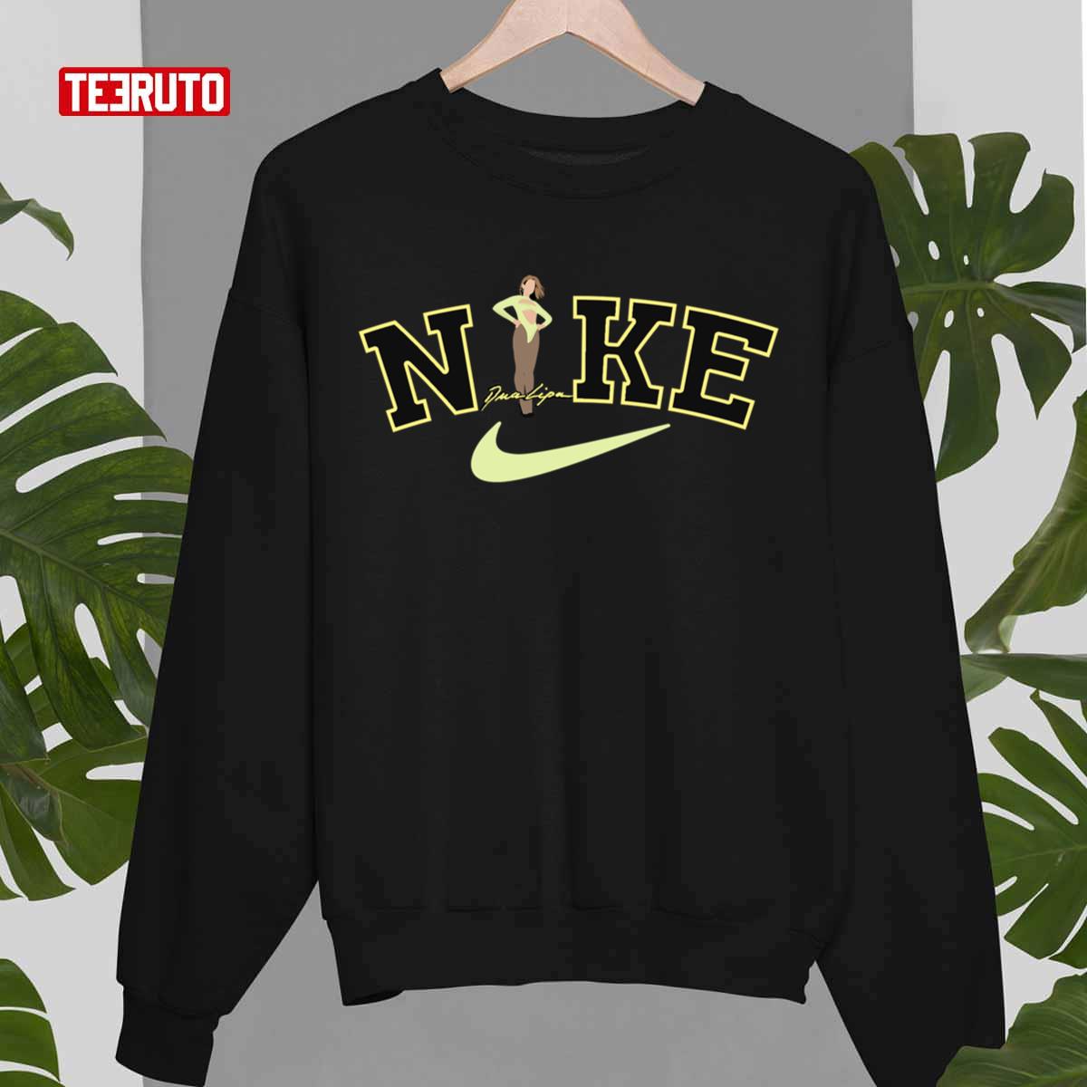 Dua Lipa X Nike Logo Minimalist Fanmade Unisex Sweatshirt