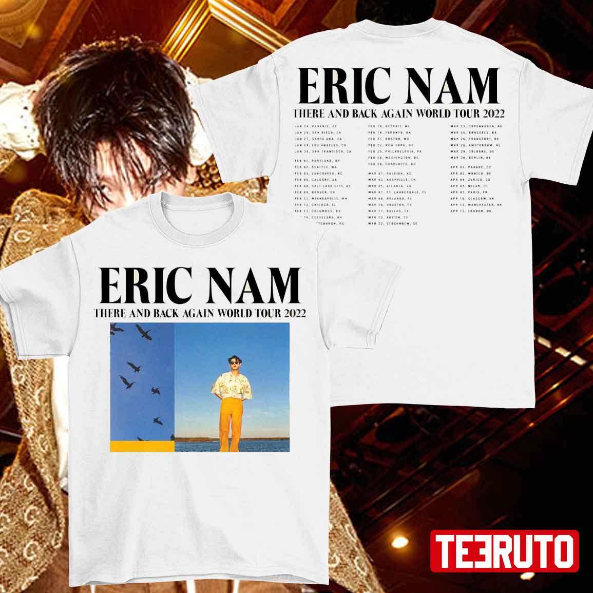 Eric Nam There And Back Again World Tour 2022 Unisex T-Shirt