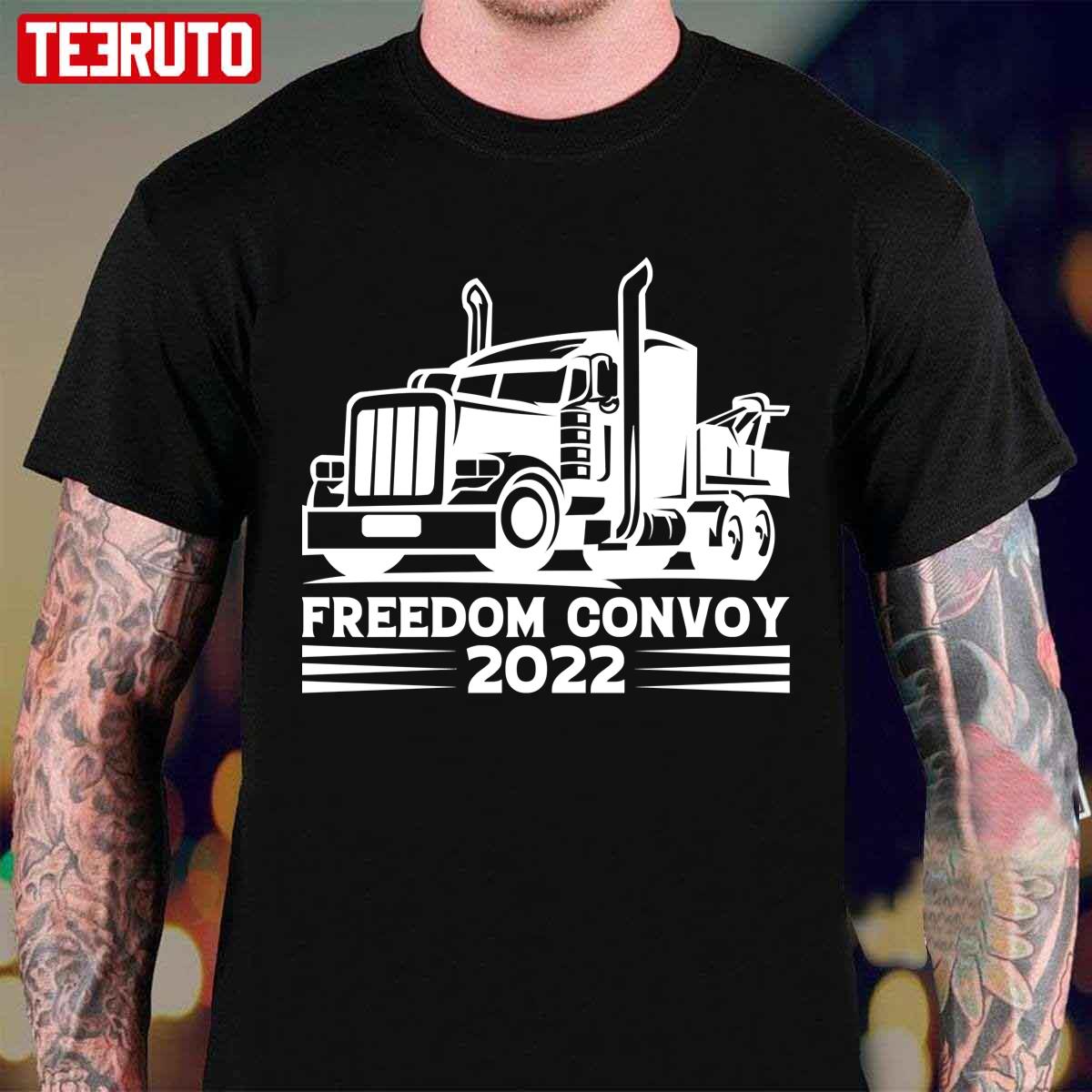 Freedom Convoy 2022 Trucker Support Truckers Unisex T-Shirt