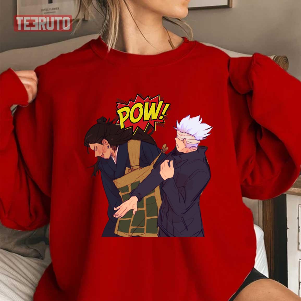 Funny Gojo Slap Vs Smith Slap Jujutsu Kaisen 0 Unisex Sweatshirt