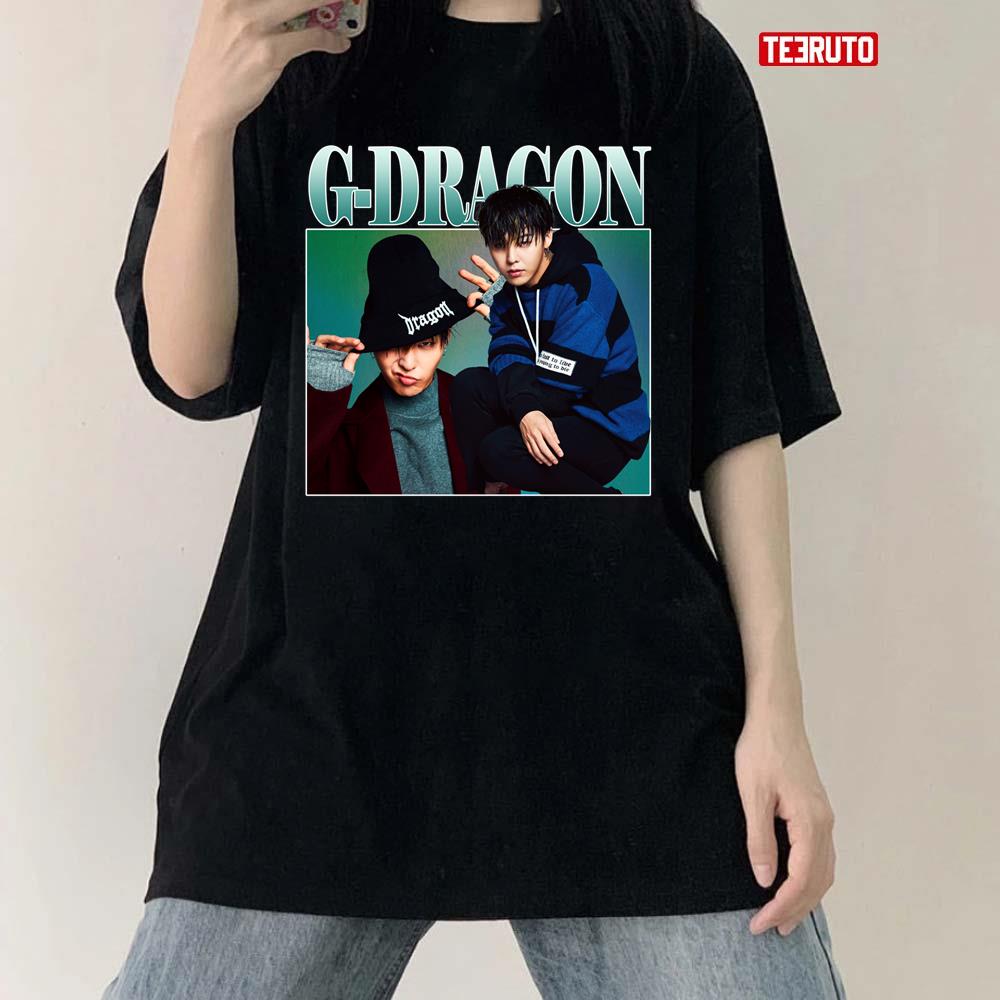 Gdragon Big Bang K-Pop Vintage 90s Unisex T-Shirt