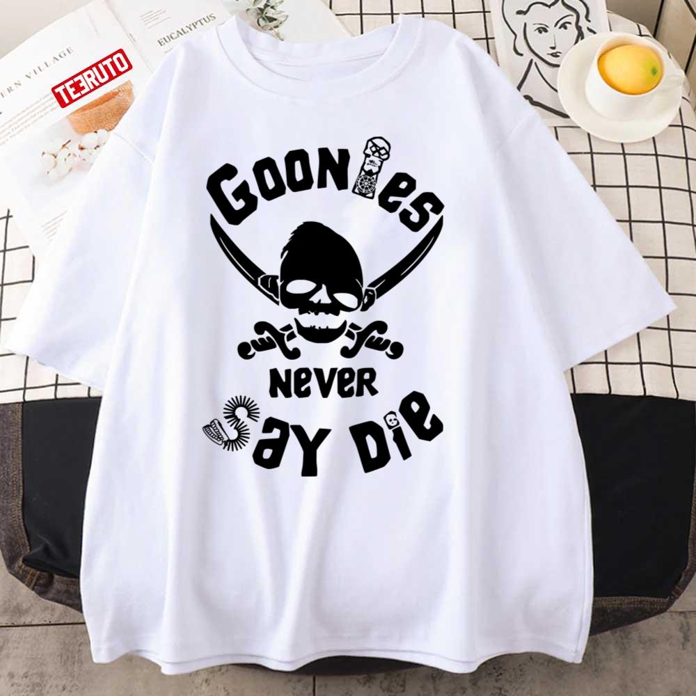 Goonies Never Say Die Sloth Skull Unisex T-Shirt