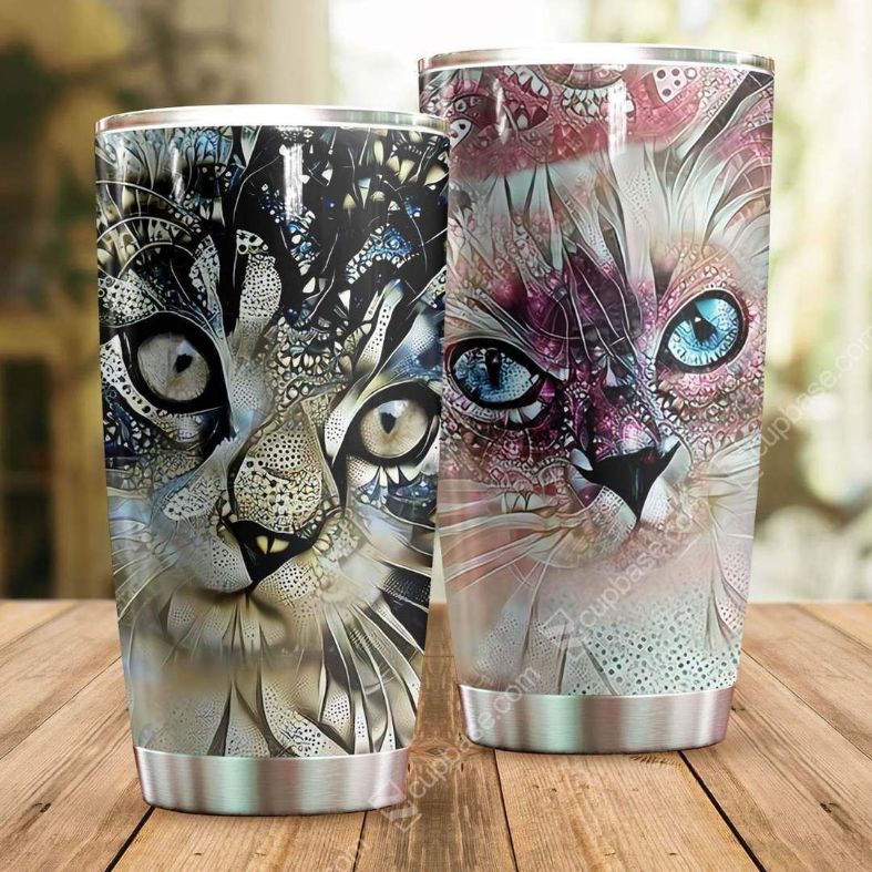 Gorgeous Cat Stainless Steel Cup Tumbler