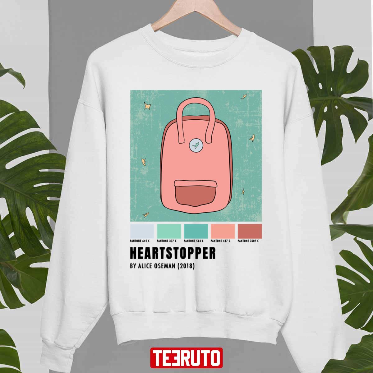 Heartstopper Logo Pink Bag Minimalist Unisex Sweatshirt