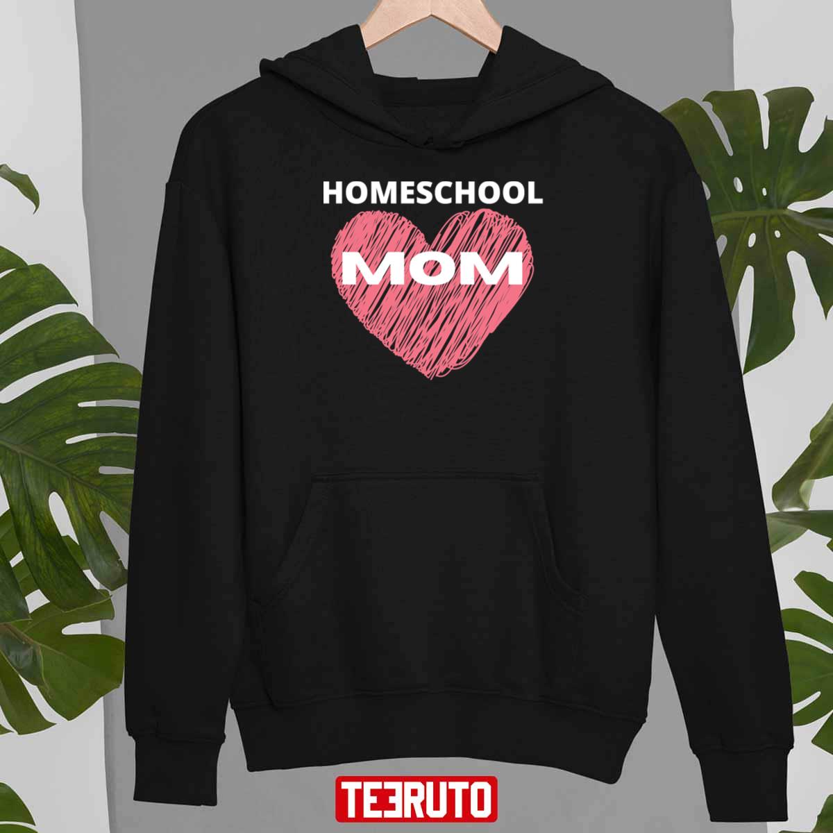 Homeschool Mom Red Heart Unisex T-Shirt