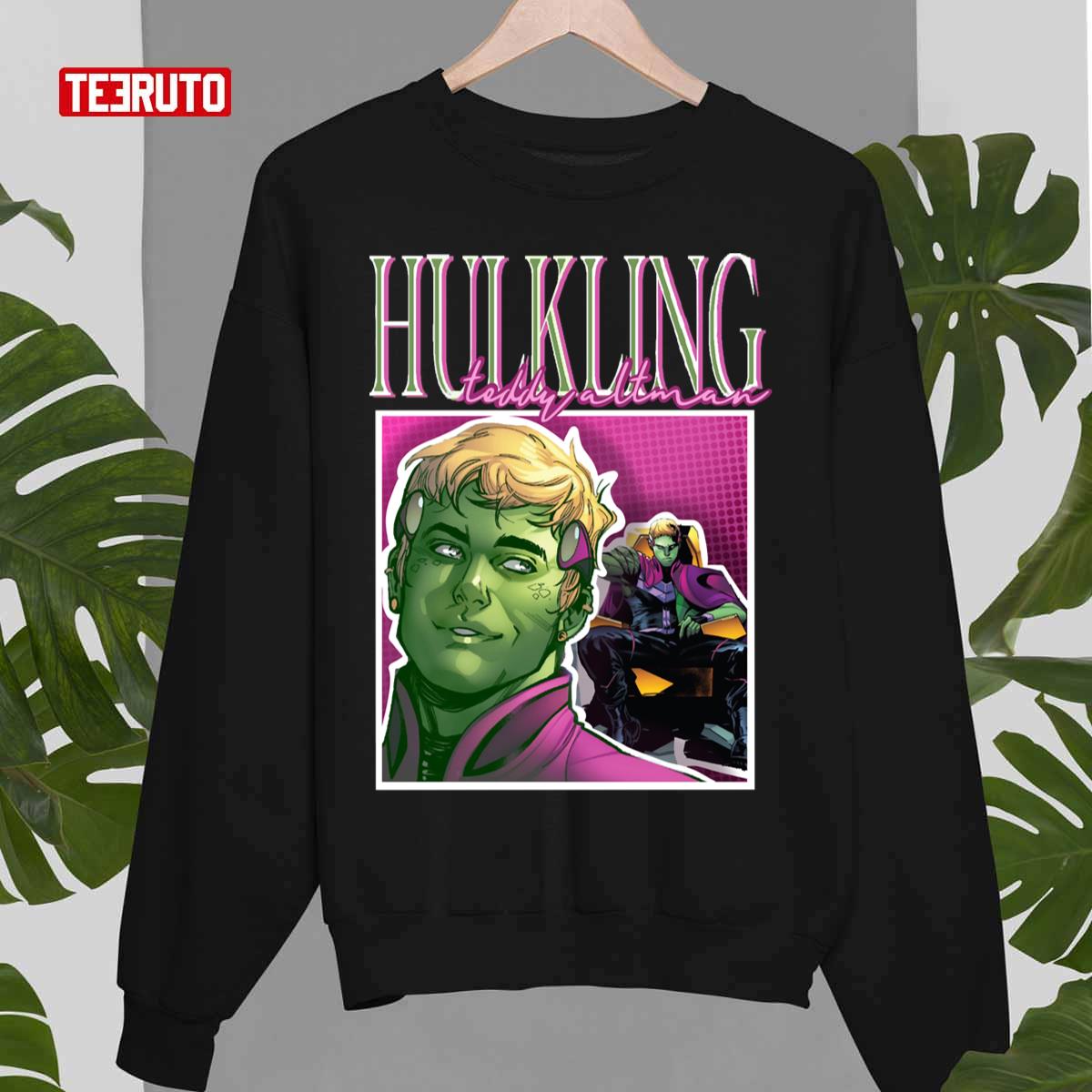Hulkling Teddy Altman Comic 90s Homage Unisex Sweatshirt