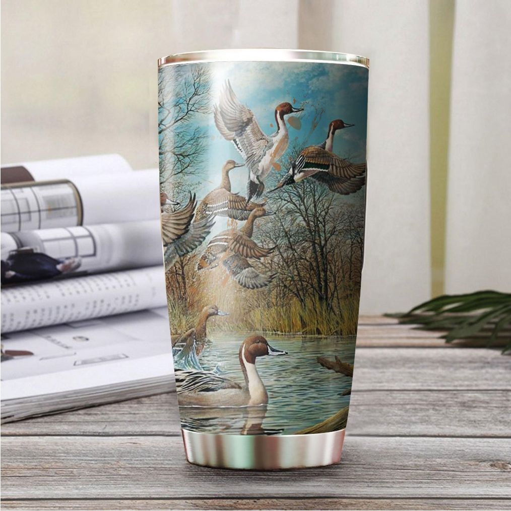 Hunting Duck Stainless Steel Cup Tumbler