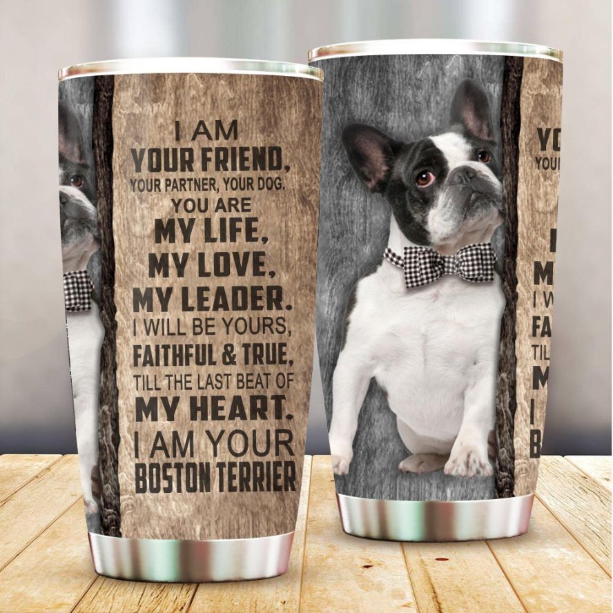 I Am Your Boston Terrier Stainless Steel Cup Tumbler