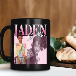 Jaden Smith Mug Jaden Christopher Syre Smith Mug American Actor, Rap Singer And Dancer Premium Sublime Ceramic Coffee Mug Black
