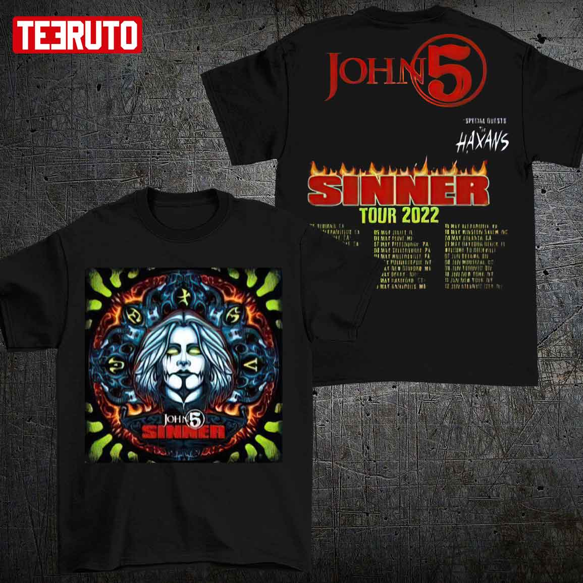 John 5 Sinner Tour 2022 And Haxans Unisex T-Shirt