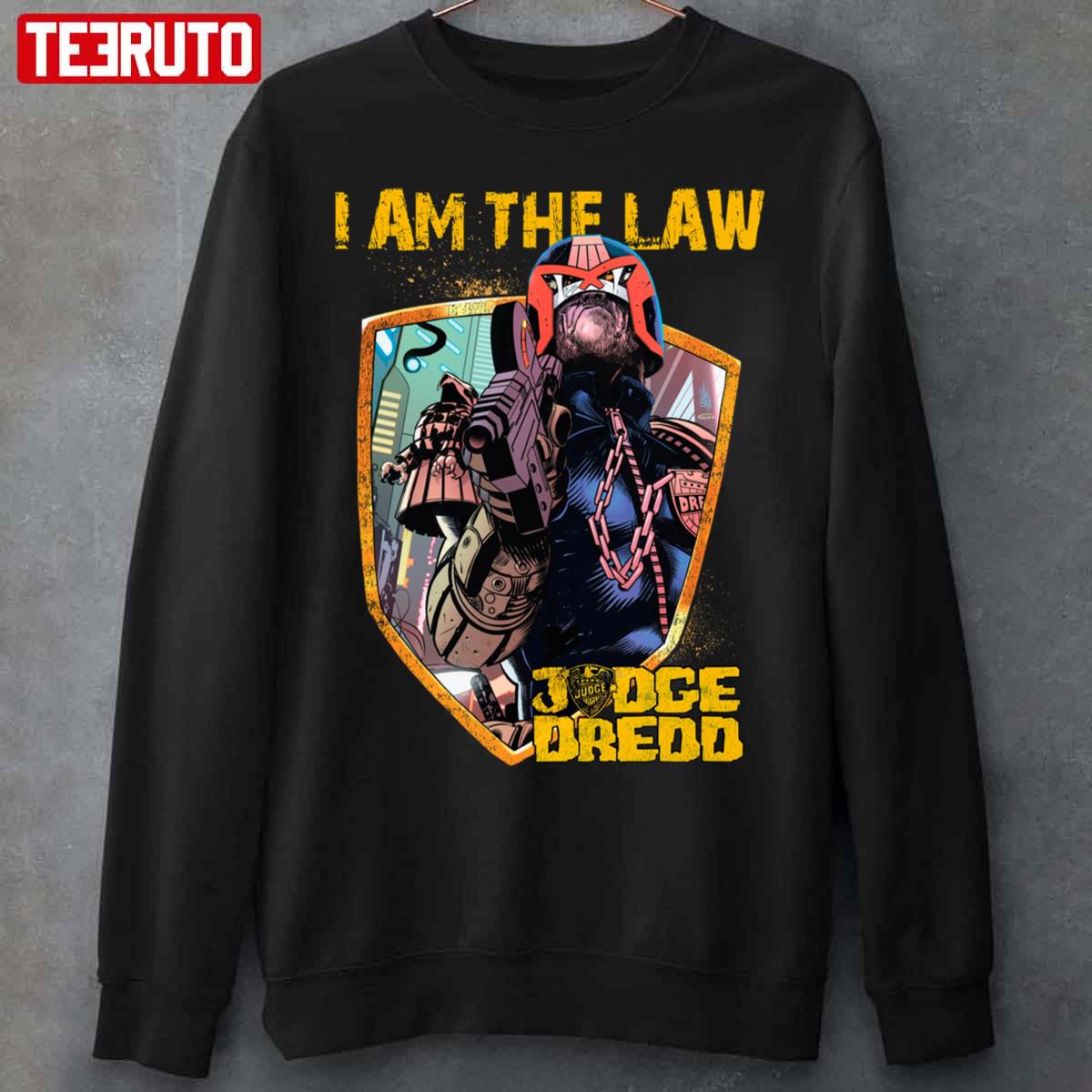 Judge Dredd Vinatge I Am The Law Unisex Sweatshirt