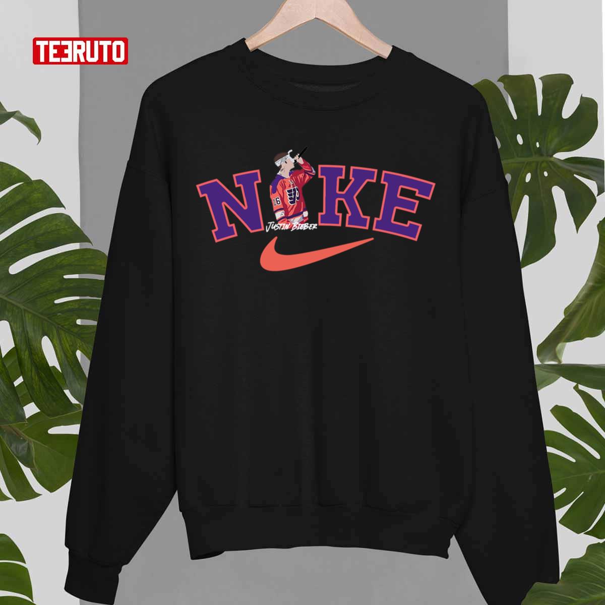 Justin Bieber Nike Logo Minimalist Fanmade Unisex Sweatshirt