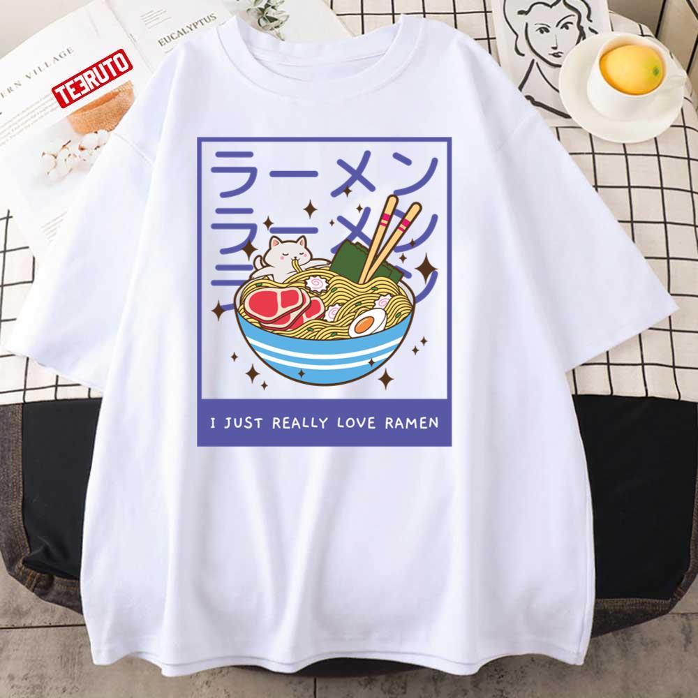 Kawaii Japanese Ramen Anatomy Anime Unisex T-Shirt