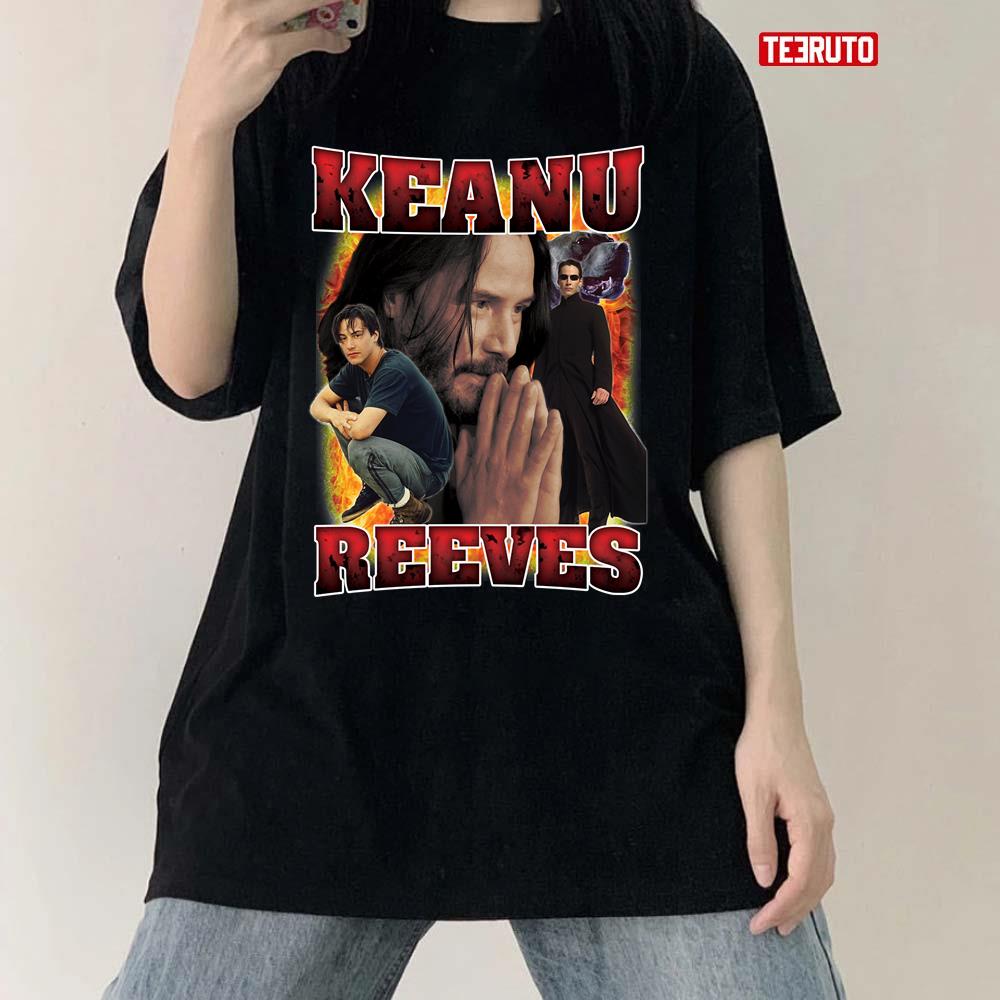 Keanu Reeves Vintage Bootleg 90s Unisex T-Shirt