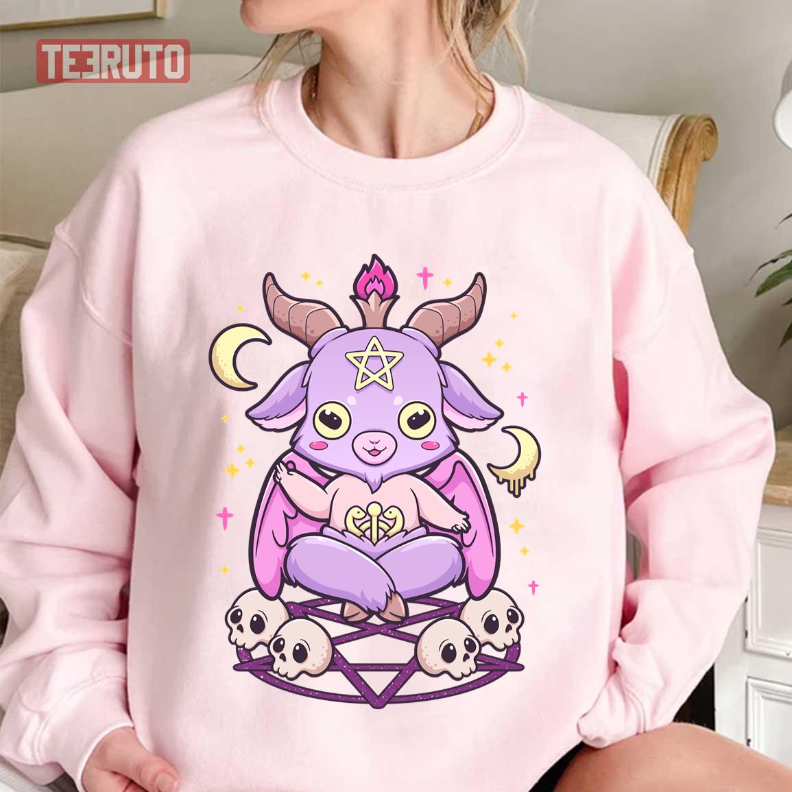 Krampus Kawaii Pastel Goth Cute Creepy Unisex Sweatshirt