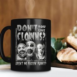Like Clowns Aren’t We Fuckin’ Movie House Of 1000 Corpses Sid Haig Captain Spaulding Retro Vintage Premium Sublime Ceramic Coffee Mug Black