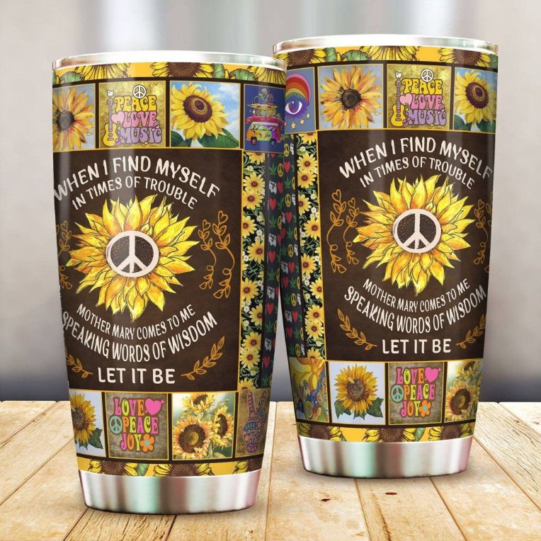 Live Peace Stainless Steel Cup Tumbler