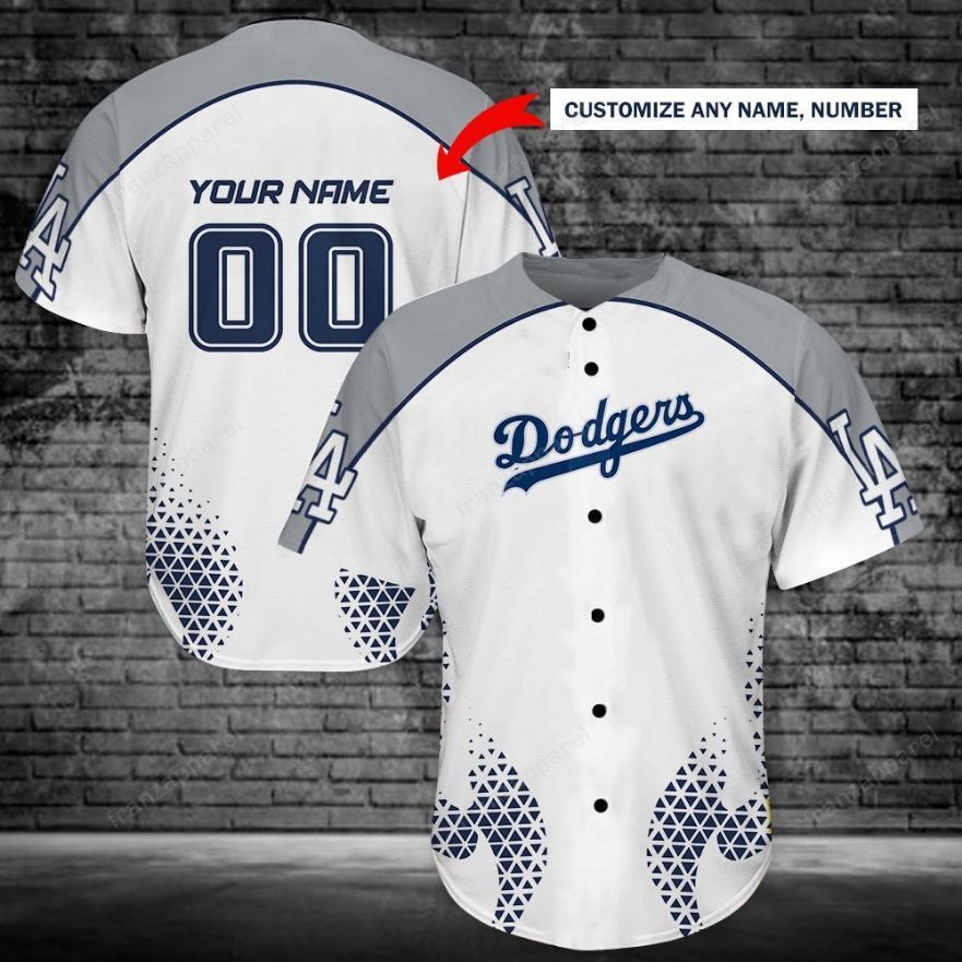 Los Angeles Dodgers Baseball Jersey Custom Number & Name