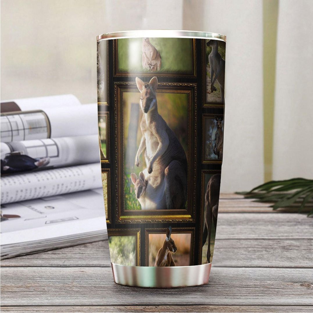 Love Kangaroo Stainless Steel Cup Tumbler