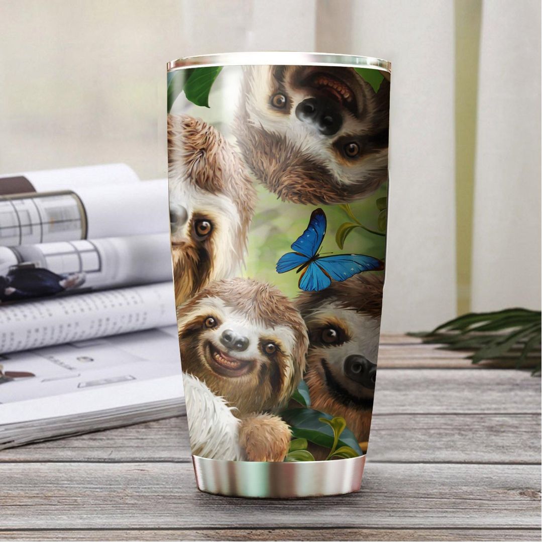Love Sloth Stainless Steel Cup Tumbler