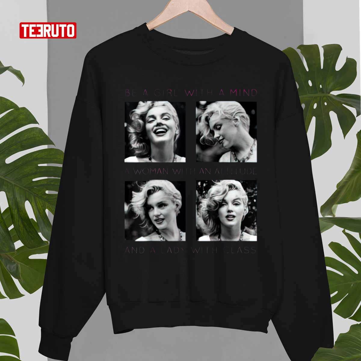 Marilyn Monroe Lady With Class Unisex Sweatshirt